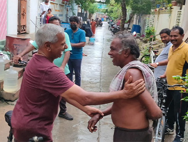 Community-led rural development project in progress